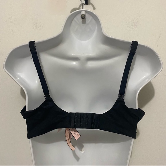 NWT Victoria Secret Body any Victoria Black Smooth Lined a Demi Bra Size 34DD - Picture 6 of 12
